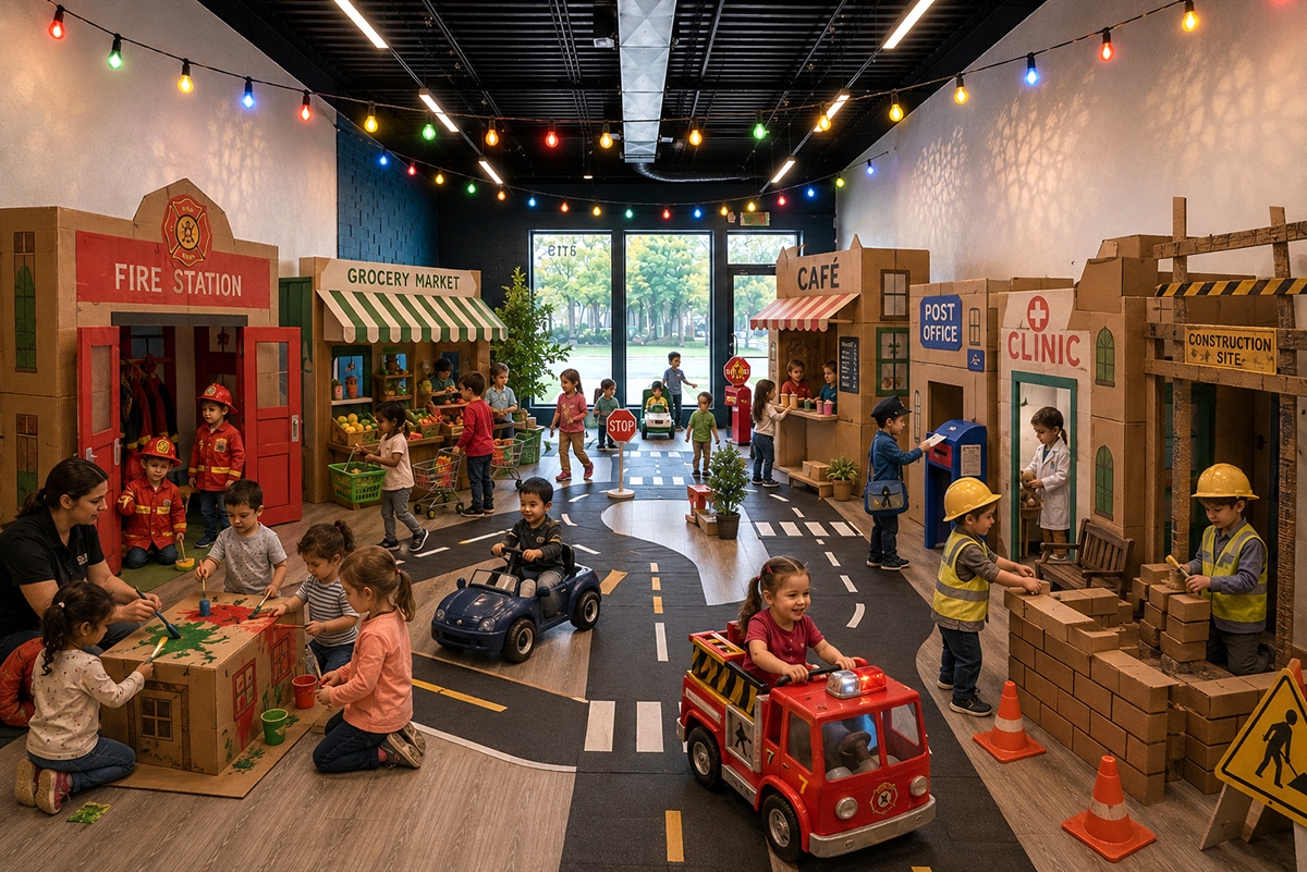 Centre de découvertes - La ville kreative kidz.