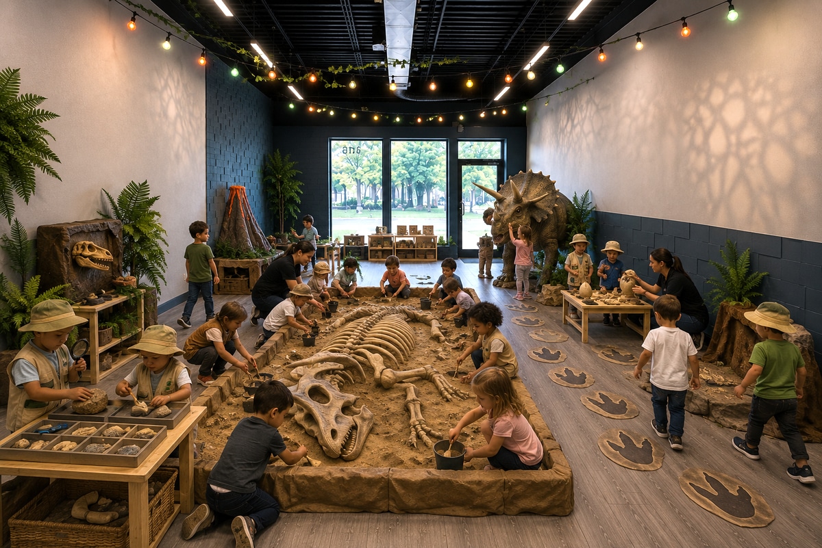 Centre de découvertes - La grande fouille aux dinosaures.