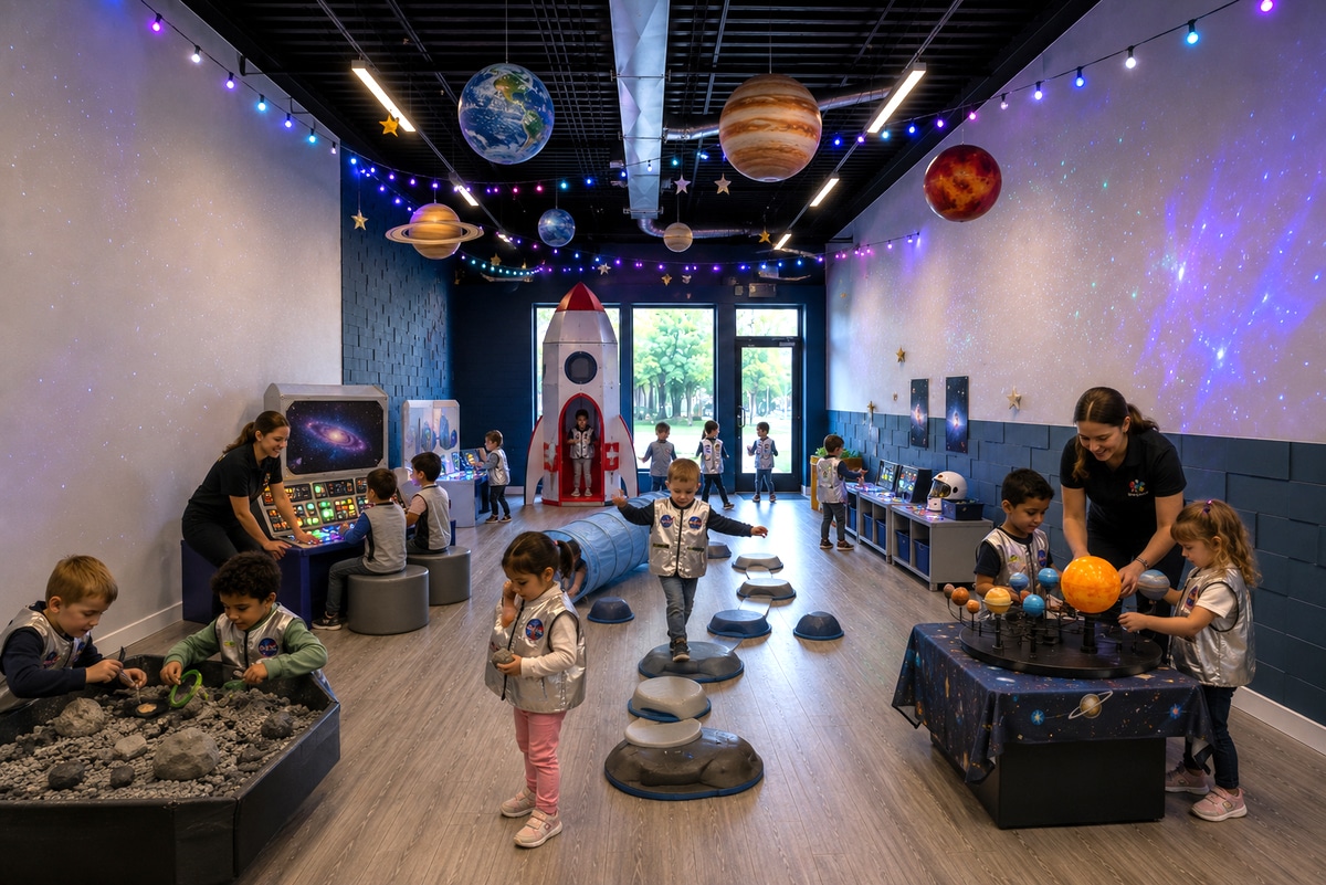 Centre de découvertes - Mission dans l’espace.
