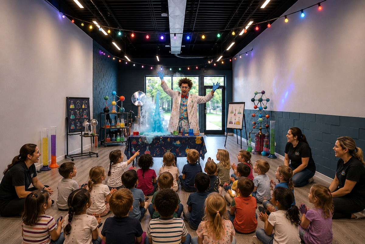Centre de découvertes - Le scientifique farfelu.